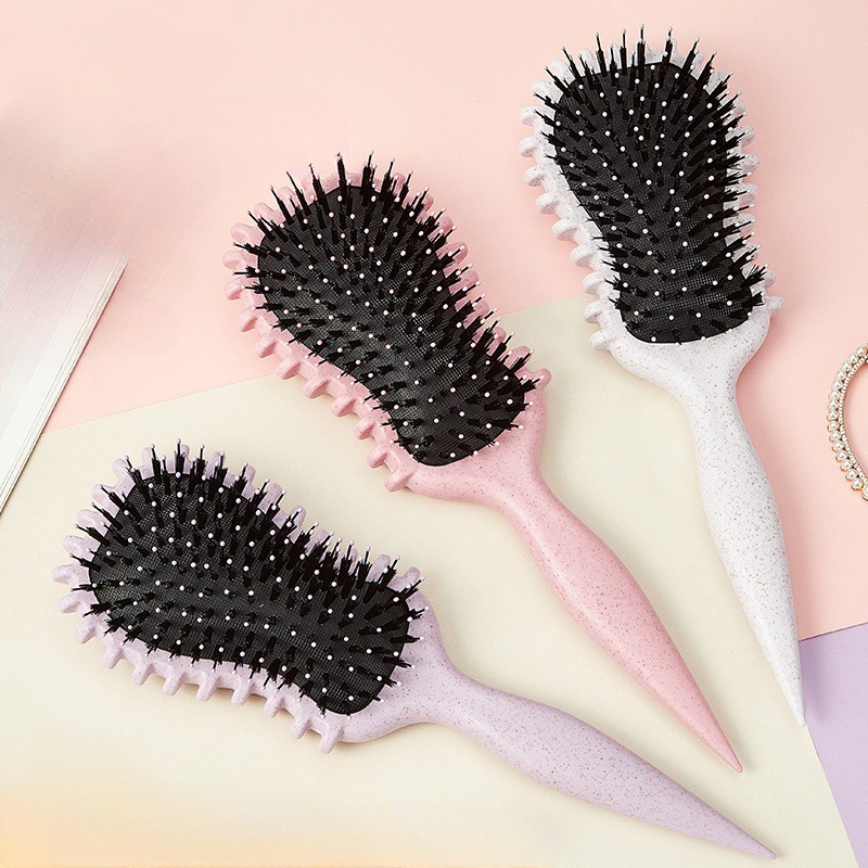 Wheat Straw Brush for Curly Hair