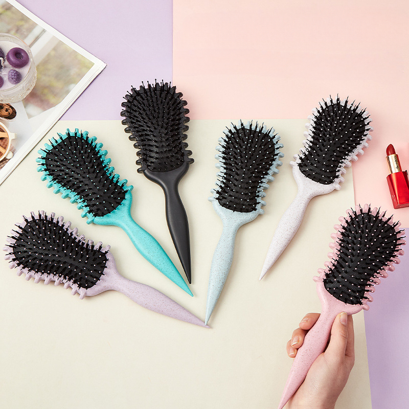 Wheat Straw Brush for Curly Hair - Image 3