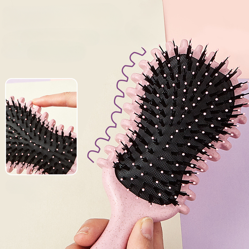 Wheat Straw Brush for Curly Hair - Image 4
