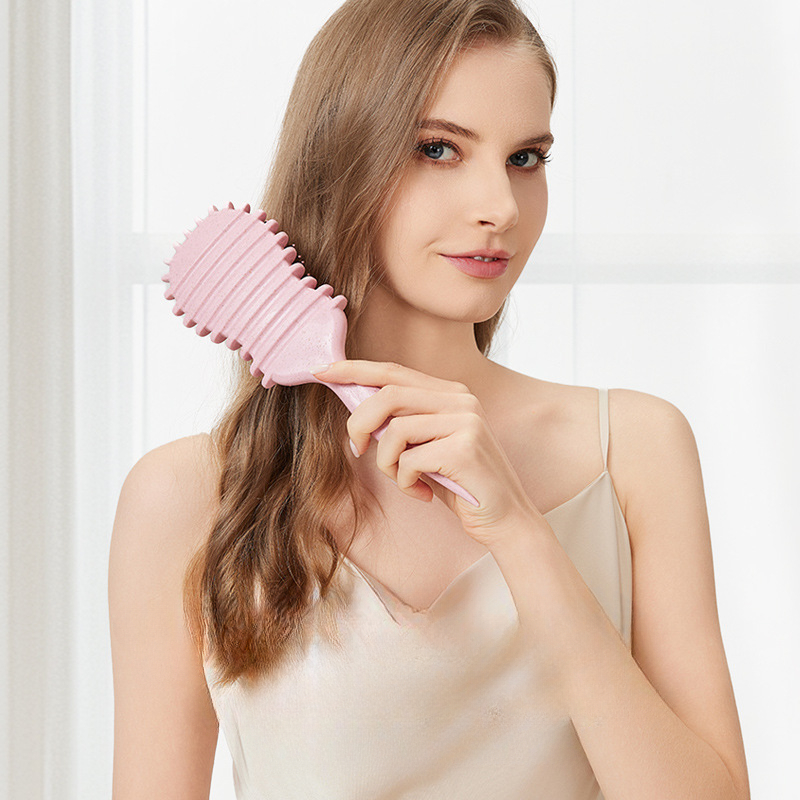 Wheat Straw Brush for Curly Hair - Image 5